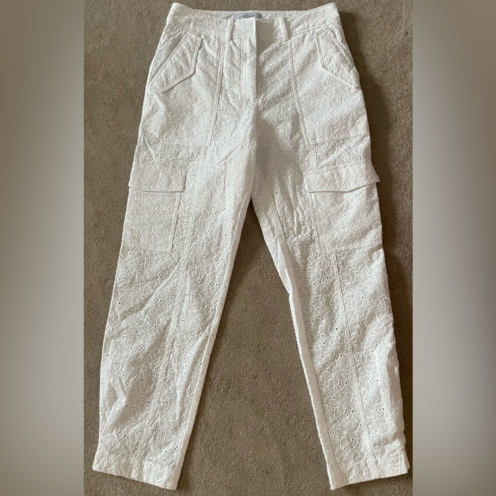 NWOT Derek Lam 10 Crosby Eyelet Cargo Pants